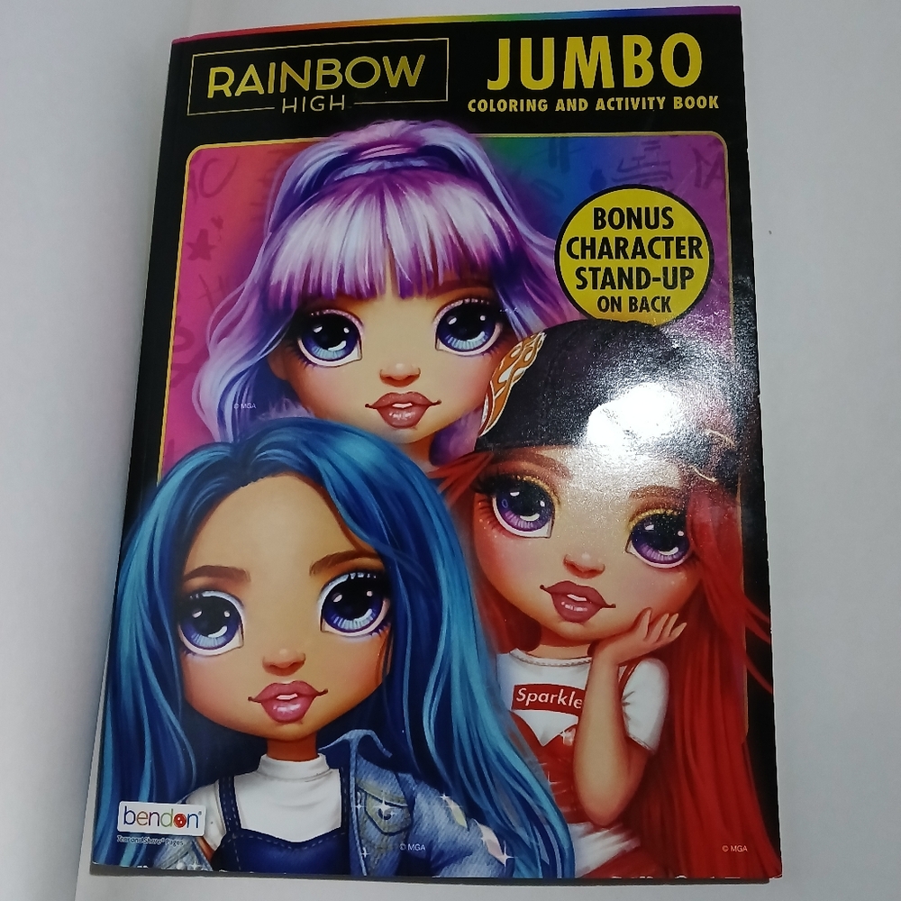 Rainbow High 🌈 Coloring & Activity Book